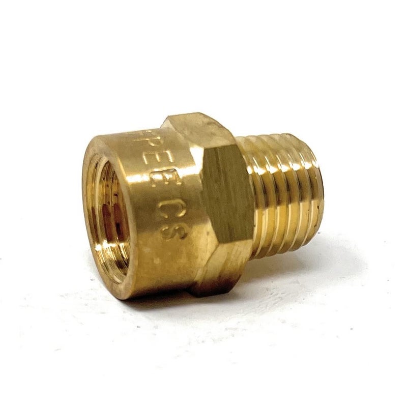 Cascada Showers G Thread (British BSPP) Male to NPT Thread Female Pipe Fitting Adapter - Lead-Free Adapter (1/4" x 1/4" (1 Piece)) - Image 4